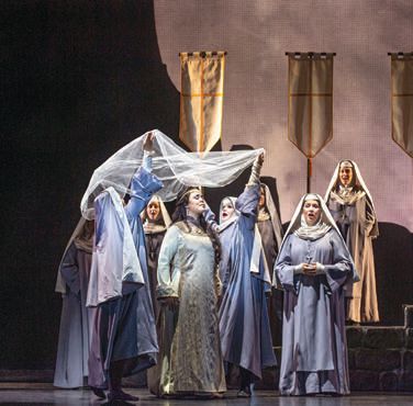 Opera San José presented a vivid production of Verdi’s Il Trovatore in February 2020. PHOTO BY DAVID ALLEN
