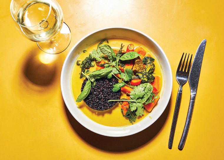 Spicy yellow curry. PHOTO: COURTESY OF WILDSEED