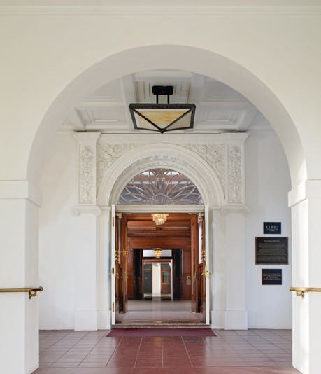 A stunning arched doorway at Hayes Mansion San Jose, Curio Collection by Hilton. PHOTO COURTESY OF BRANDS