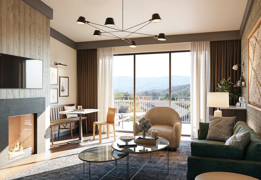A luxury suite at the Rosewood Sand Hill
