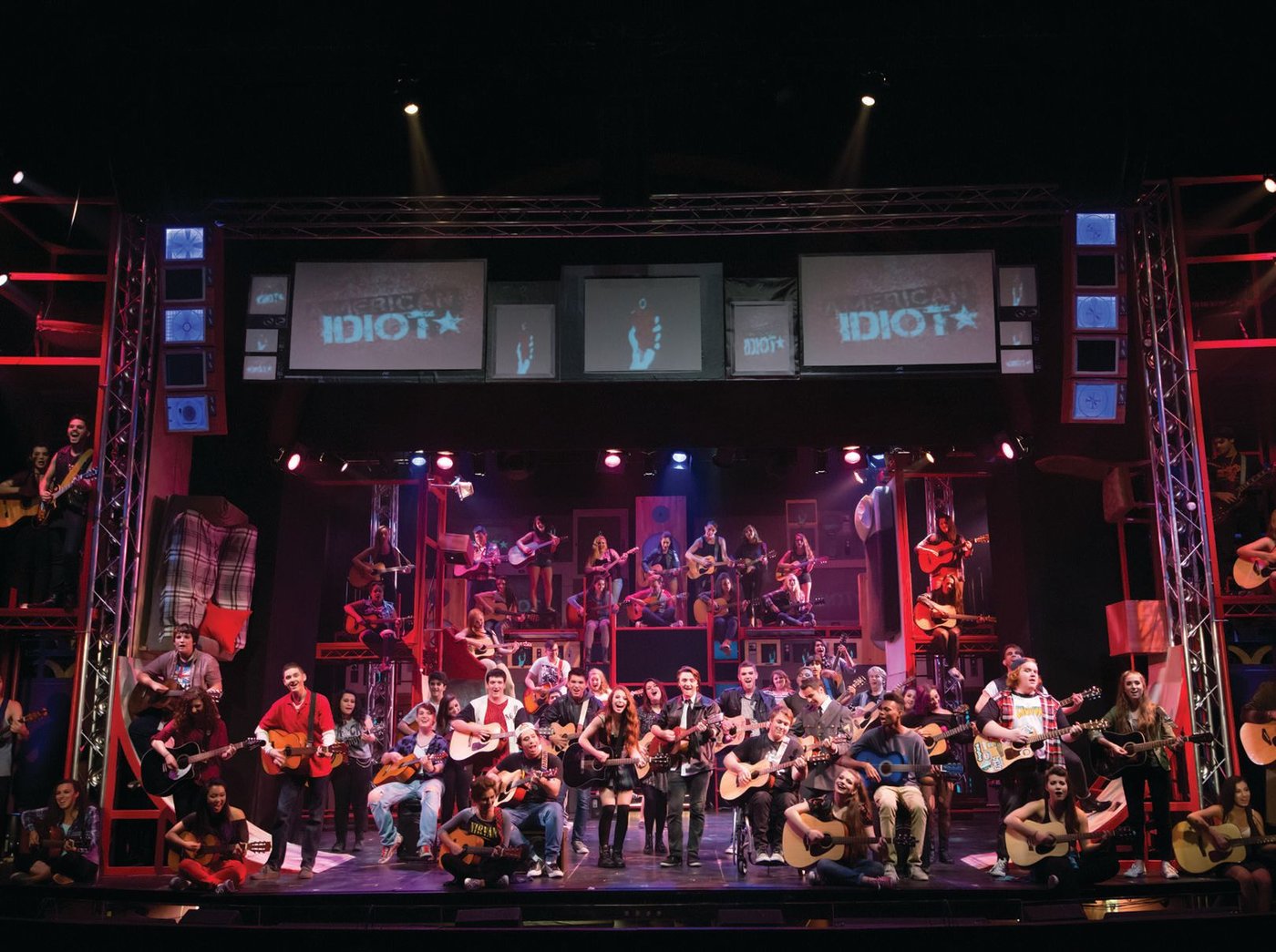 A scene from CMT San Jose’s production of American Idiot PHOTO BY CHRIS AYERS/COURTESY OF CMT SAN JOSE