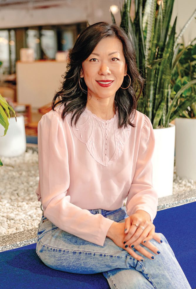 Michelle Li founded Clever Carbon to help consumers become aware of a company’s carbon footprint. PHOTO COURTESY OF BRANDS