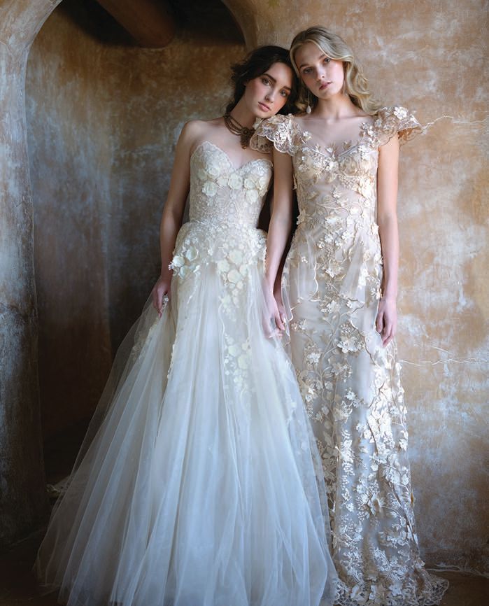 Cielo collection, Allesandra and Allegra gowns PHOTO COURTEY OF ELLEN WISE COUTURE