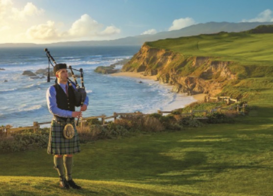 Bagpipers salute another day at the Ritz-Carlton PHOTO: COURTESY OF THE RITZ-CARLTON