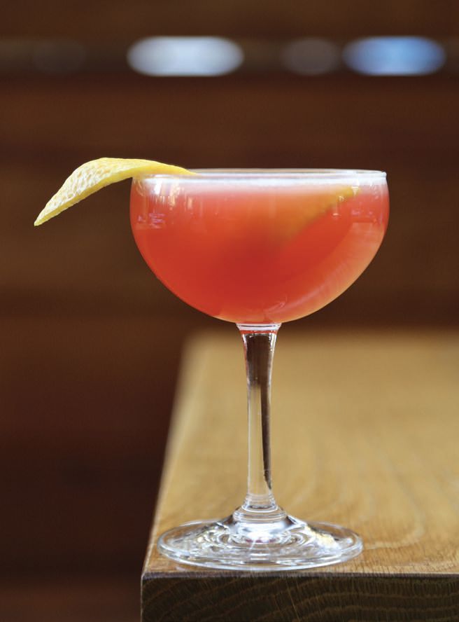 The Coupe de Ville cocktail from BarZola. PHOTO BY EDEN KIRYAKOS