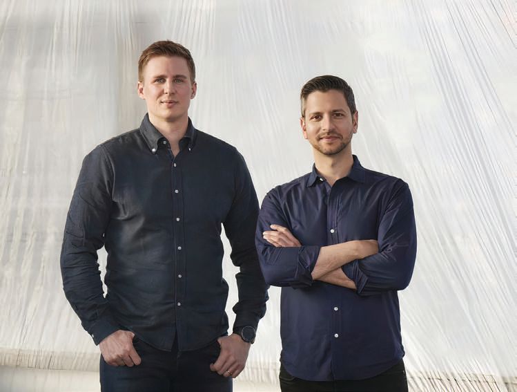 Brett Adcock (left) and Adam Goldstein, founders of Archer Aviation. PHOTO COURTESY OF ARCHER AVIATION