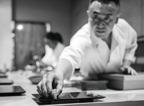  Chef Akira Yoshizumi of Sushi Yoshizumi. PHOTO COURTESY OF BRANDS