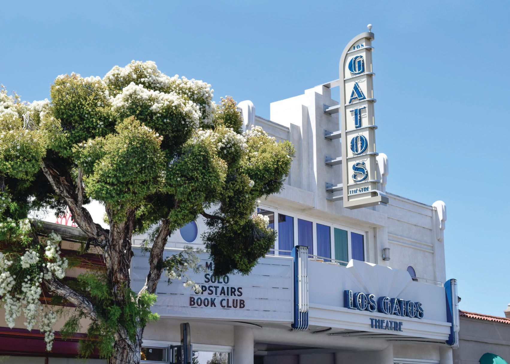 The historic Los Gatos Theatre downtown PHOTO COURTESY OF THE LOS GATOS CHAMBER OF COMMERCE