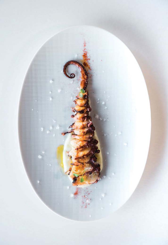 Grilled octopus at Telefèric Barcelona. PHOTO COURTESY OF BRANDS