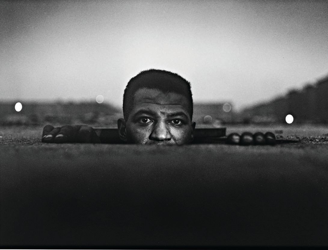 Gordon Parks, “Emerging Man, Harlem, New York” (1952), at Cantor Arts PHOTO: COURTESY OF THE GORDON PARKS FOUNDATION. THE CAPITAL GROUP FOUNDATION PHOTOGRAPHY COLLECTION AT STANFORD UNIVERSITY